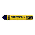 Markal Paintstik+ B-L bleed-thru solid paint marker in blue with yellow paperboard holder
