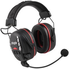 PIP Elevate e-ZED electronic Bluetooth earmuffs 32 SNR with noise-cancelling boom microphone
