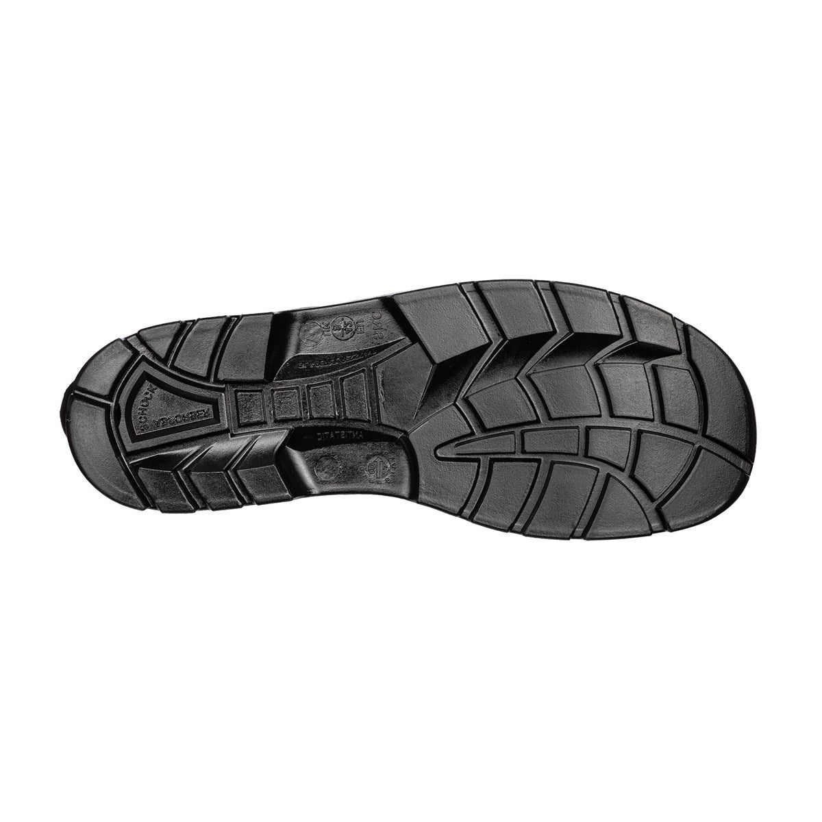ALBATROS® TITAN S5 SRC safety wellington boot sole – heavily treaded shock-absorbing outsole with SRC slip resistance rating