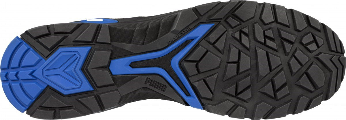 PUMA RIO BLACK MID TPU METRO PROTECT outsole with SRC slip resistant grip