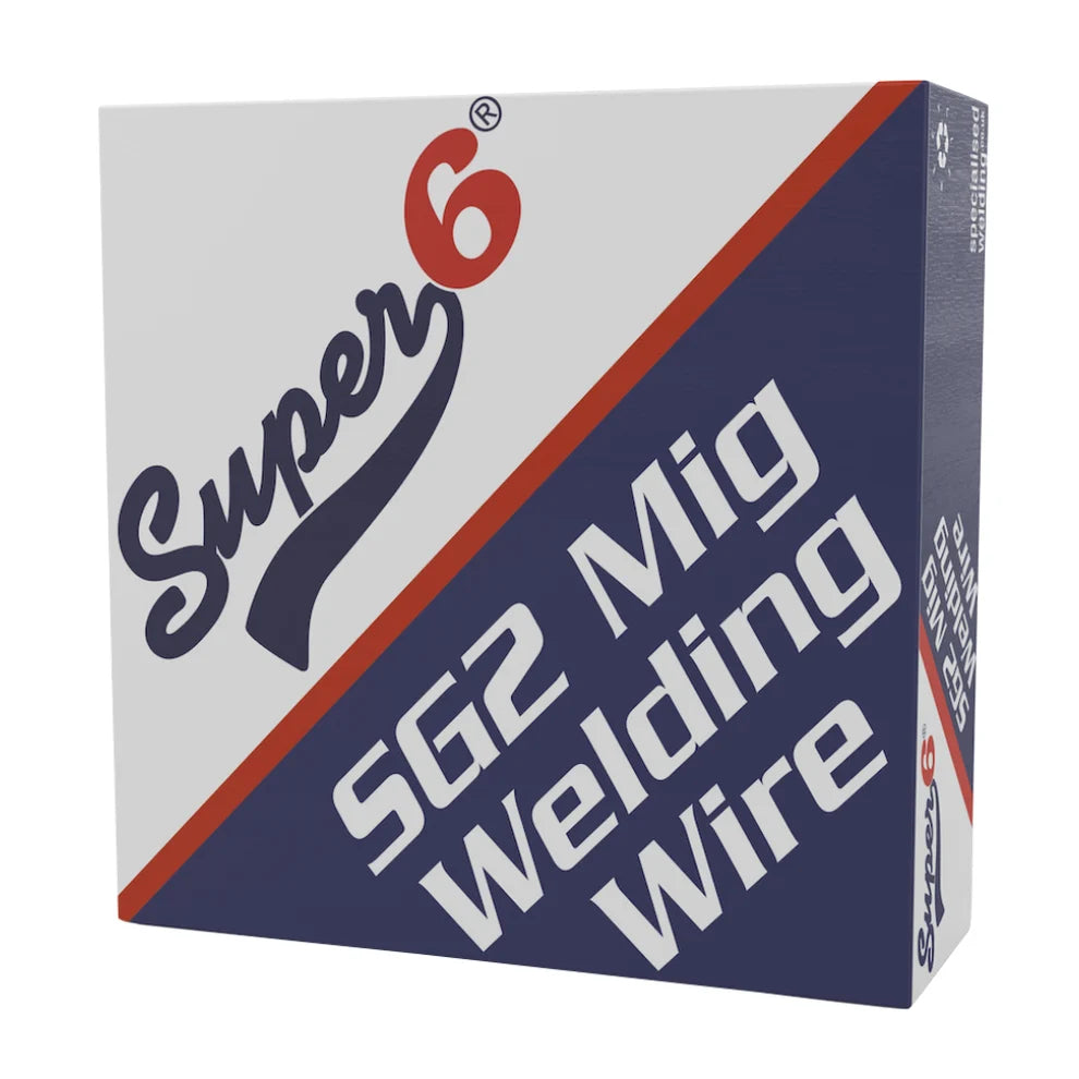 Super 6 SG2 Steel MIG Welding Wire 15kg spool box - copper coated mild steel wire