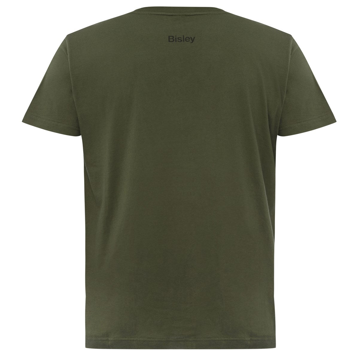 Bisley BKT064 t-shirt army green back view