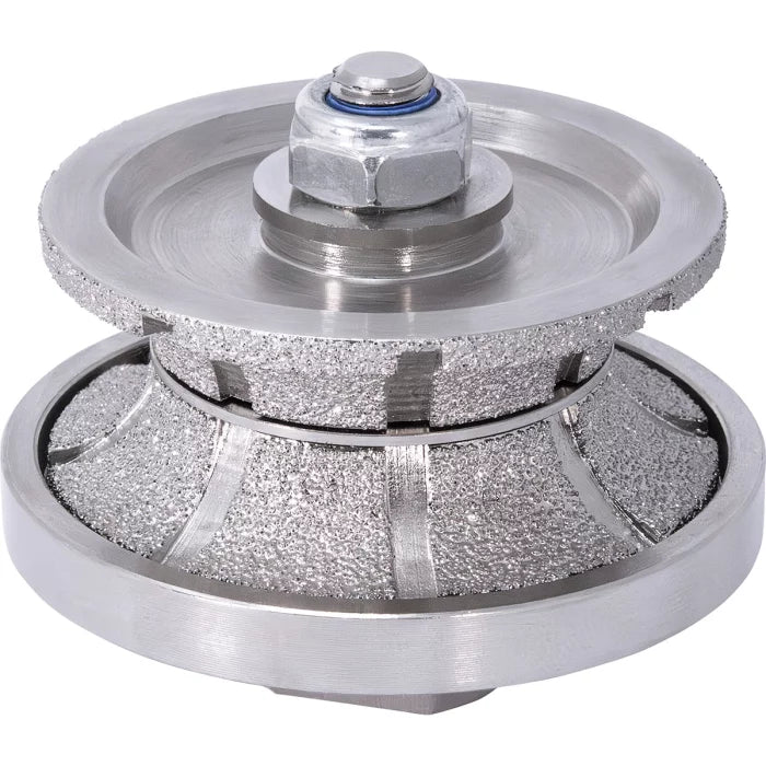 Premier Diamond P5-VBBN vacuum brazed full bullnose cutter, angled view