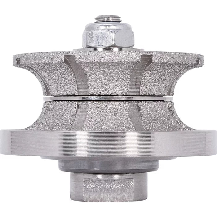 Premier Diamond P5-VBBN bullnose cutter, end view showing central fitting