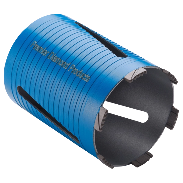 Premier Diamond P5-EDDC Dry Diamond Core Bit – Premium blue barrel with diamond segments