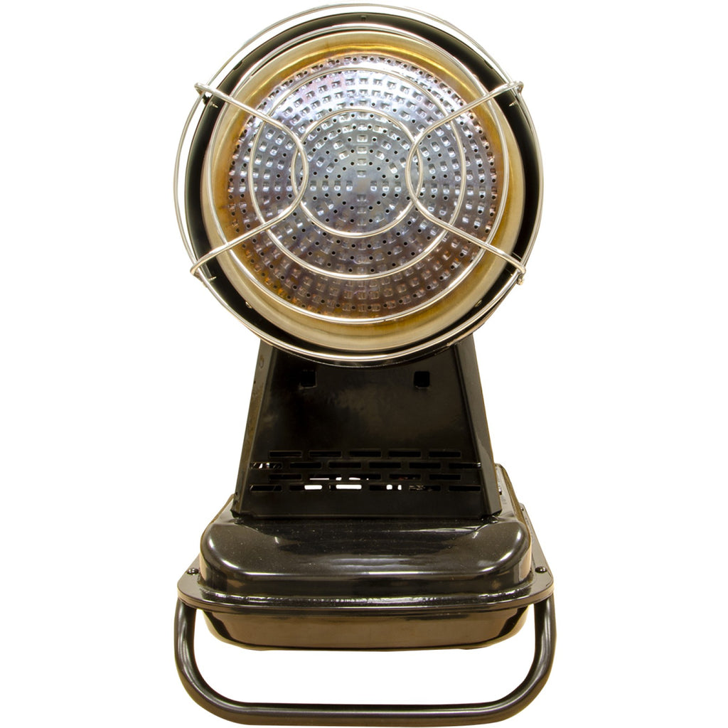 Rear view of Jefferson Inferno iR75 with thermostat control panel