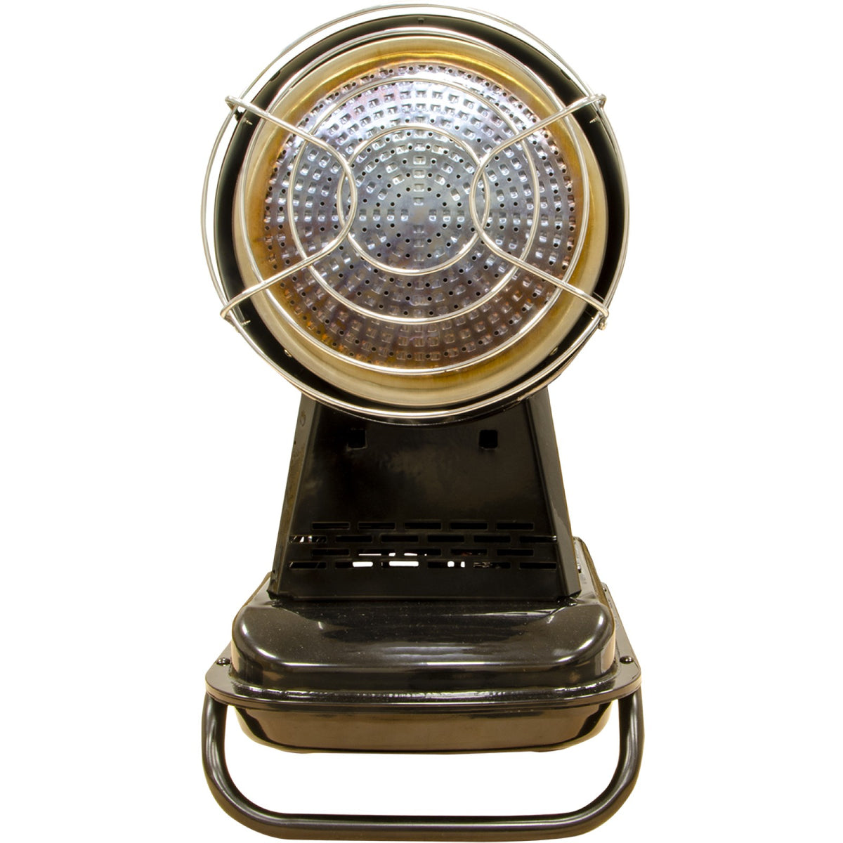 Rear view of Jefferson Inferno iR75 with thermostat control panel