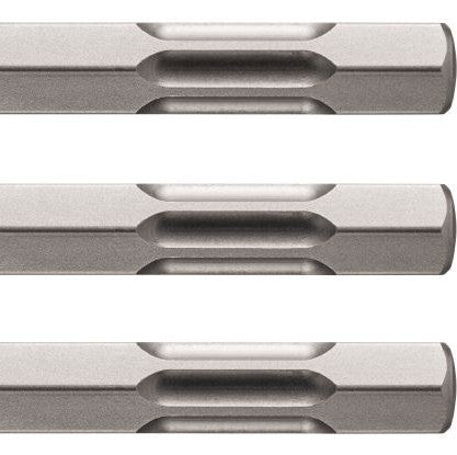 Pack of 3 Hilti TE3000 chisels – hardened chrome vanadium steel with corrosion-resistant finish