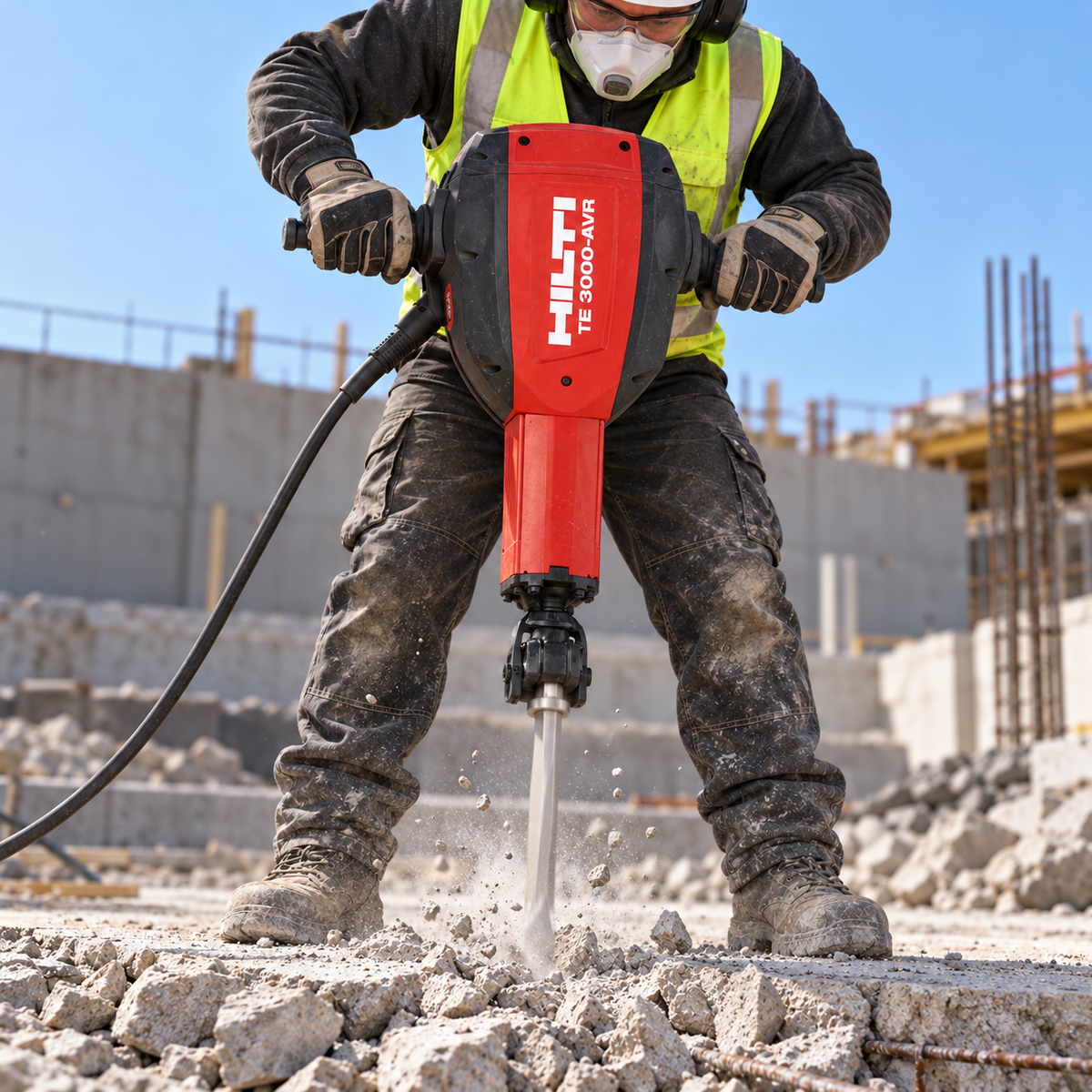Chisels to Suit Hilti TE3000 – Chrome Vanadium Steel | Corrosion Resistant | Sold Singly