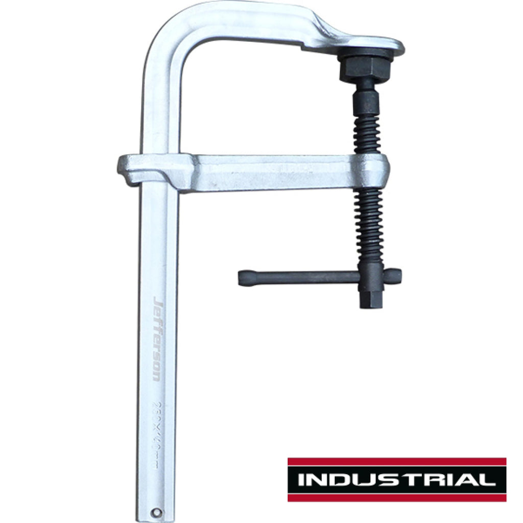 Jefferson heavy-duty screw type F-clamp made from drop-forged steel