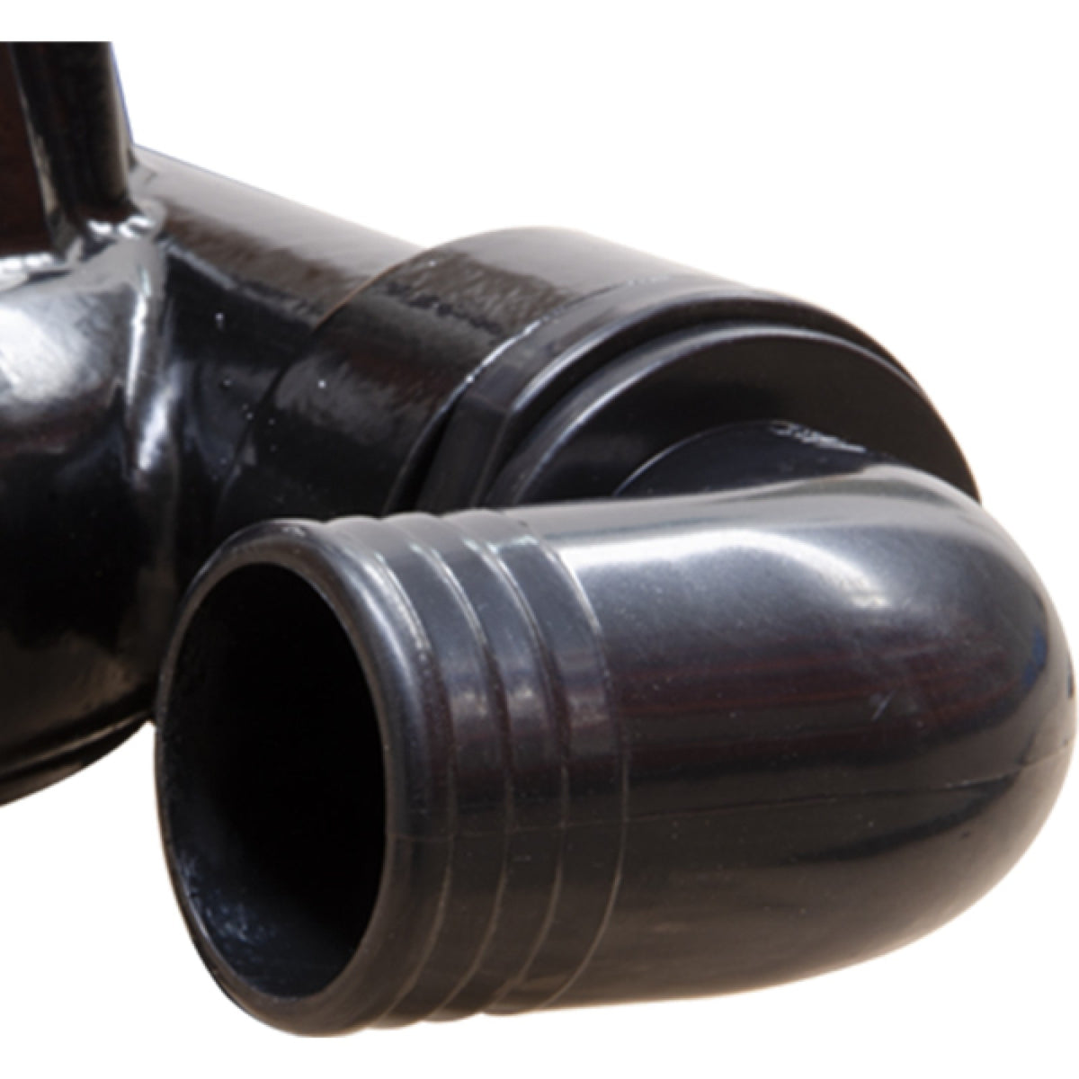 Close-up of Jefferson sewage pump discharge hose connector