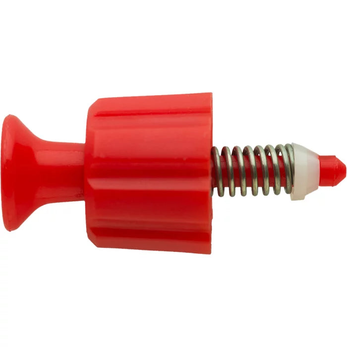 Pressure relief valve for the 16L dust control tank