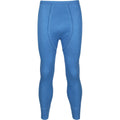Thermal long john underwear in blue - snug fitting acrylic thermal base layer for cold conditions