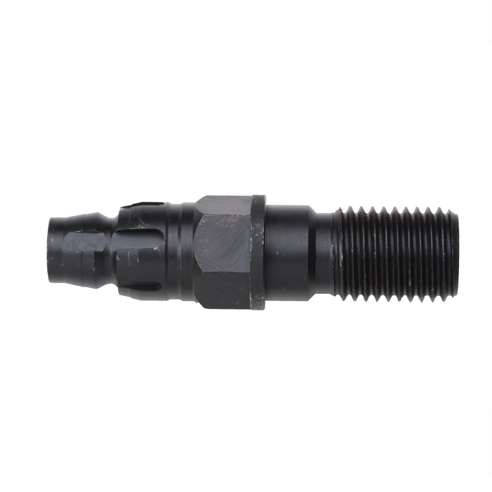 Hilti DD100/120/130/150 to 1/2 BSP Female and 1-1/4 UNC Male Adaptor DC11122 - black steel construction