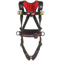 Miller H500 ARC Flash full body safety harness – dielectric hardware, arc flash resistant polyamide webbing, front web loops, back D-ring, removable shoulder padding, EN361 EN358 ASTM F887-20 certified electrical PPE