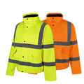 TBJ01 Hi-Vis Class 3 Bomber Jacket shown in Yellow and Orange colourways