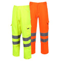 TCT12 Hi-Vis Class 2 Cargo Trousers shown in Yellow and Orange colourways
