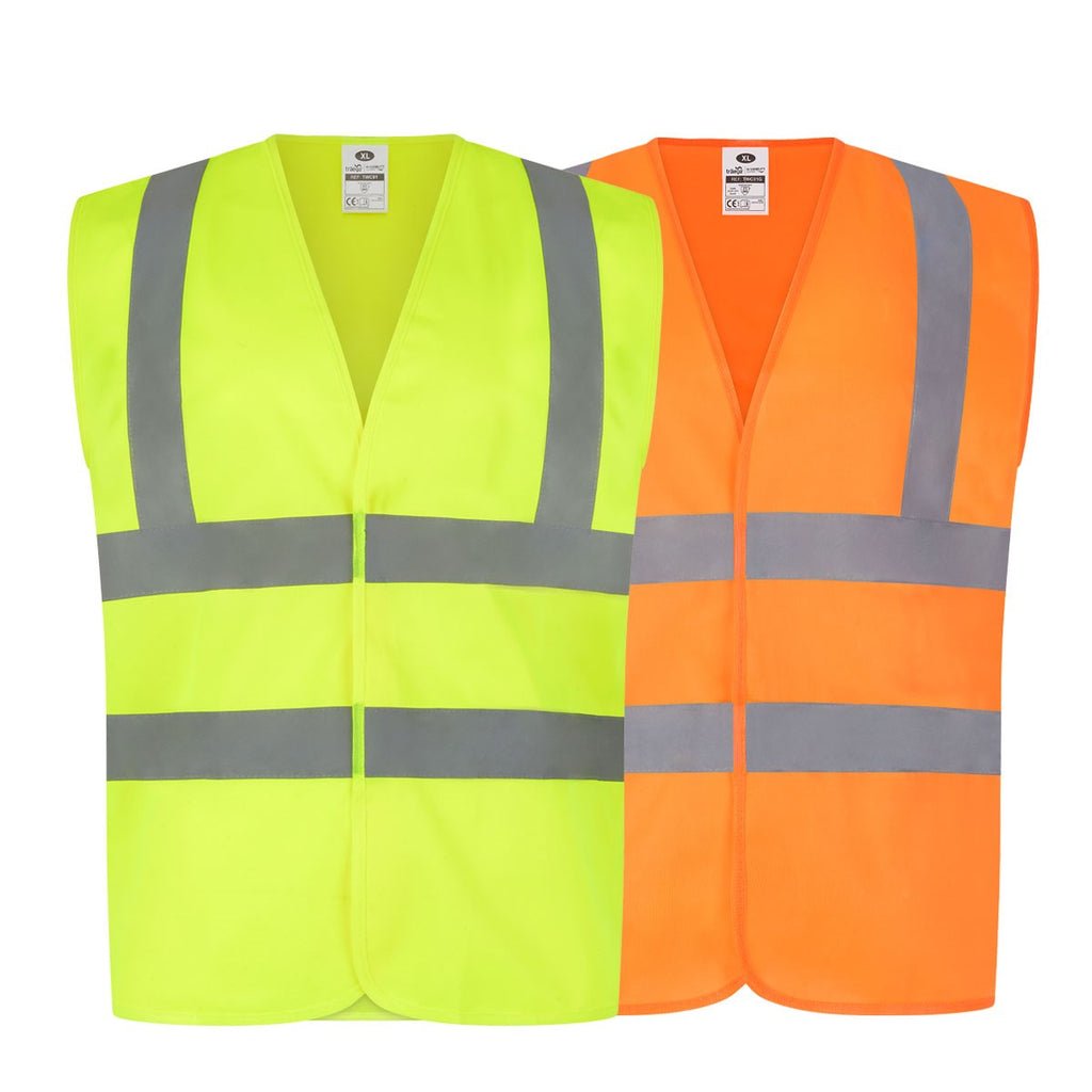 TWC01 Two Band & Brace Hi-Vis Waistcoat – EN ISO 20471