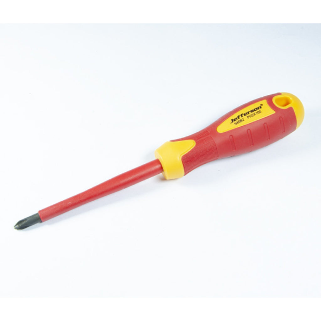 Jefferson VDE screwdriver with red and yellow handle