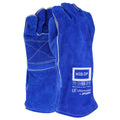 WGB-DP Blue Leather Welders Gauntlet Double Palm – Ultimate Industrial