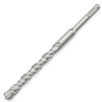 SDS Plus quad tip hammer drill bit – tungsten carbide 4-flute right-hand design with anti-corrosion finish, for masonry, concrete, limestone and natural stone drilling