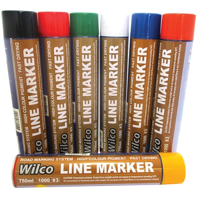 Wilco Line Marker Paint Spray 750ml (Pack of 12)
