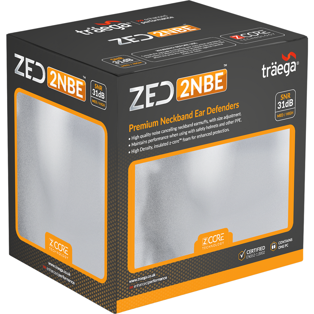 Traega ZED2-NBE neckband ear defenders 31 SNR - product box