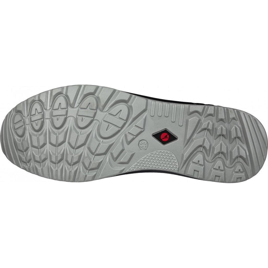 Albatros Clifton MID S3 SRC safety boot profiled DUO-PU sole showing SRC slip resistance pattern