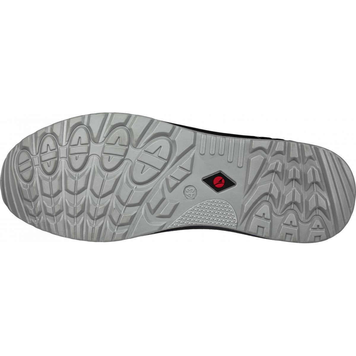 Albatros Clifton MID S3 SRC safety boot profiled DUO-PU sole showing SRC slip resistance pattern