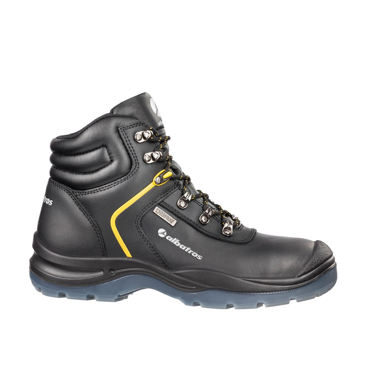 Albatros Gravity CTX Mid S3 WR SRC Safety Boot - sole view showing oil-resistant anti-static outsole