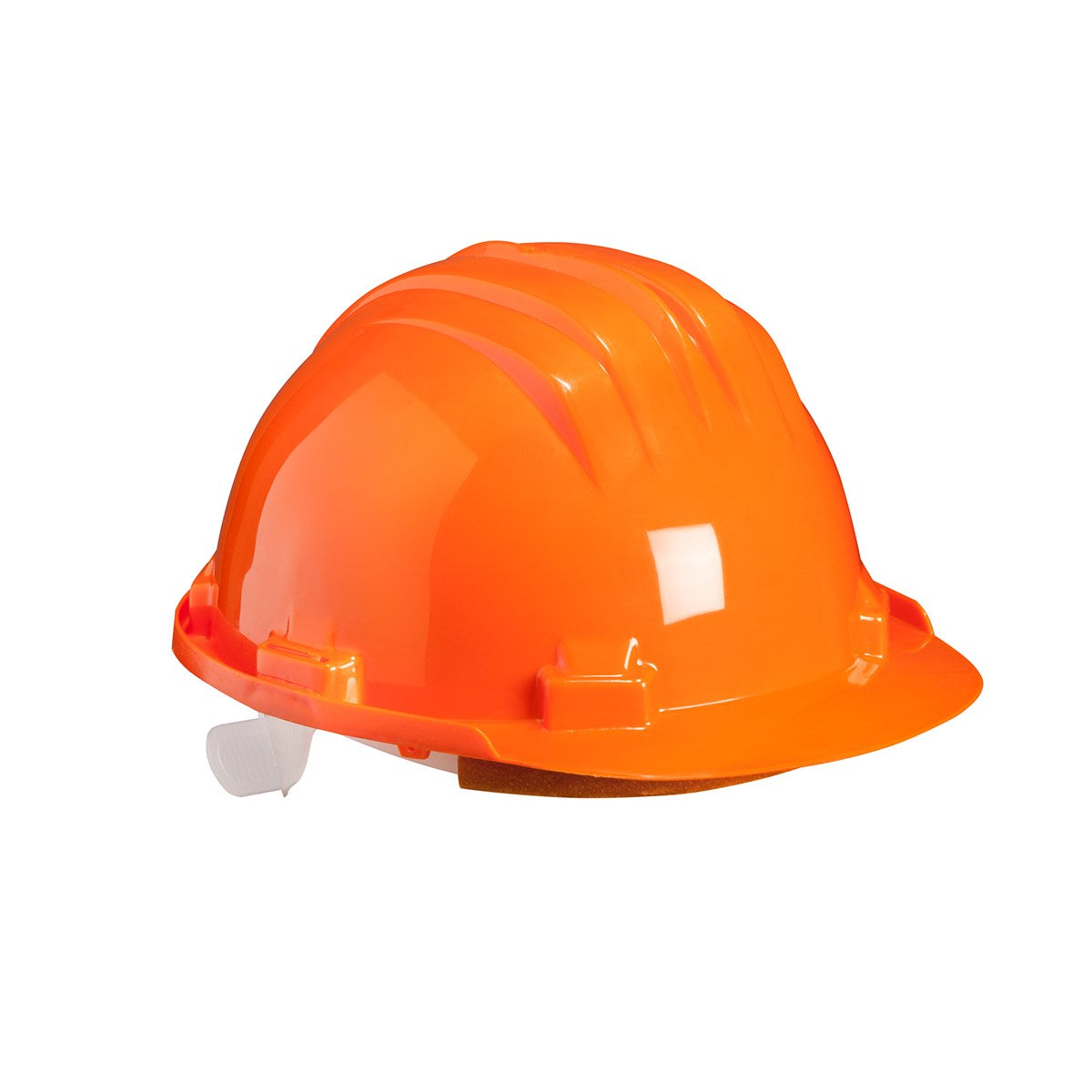 Orange safety helmet