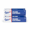 Super 6 E7018 MMA Mild Steel Welding Electrodes - box of 4 x 5kg cartons shown as 2x2 group