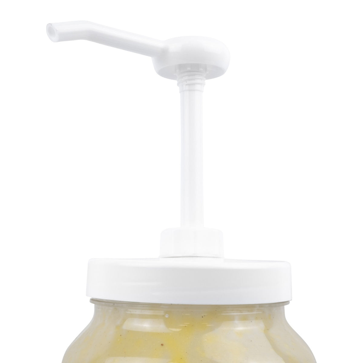 Gecko GK1 hand cleanser pump and lid - close up of pump head