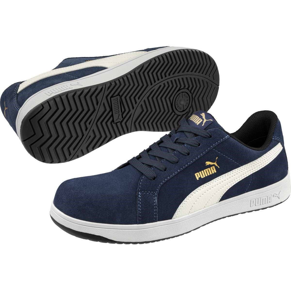 PUMA® Safety Iconic Suede Grey Low S1PL ESD Safety Shoe