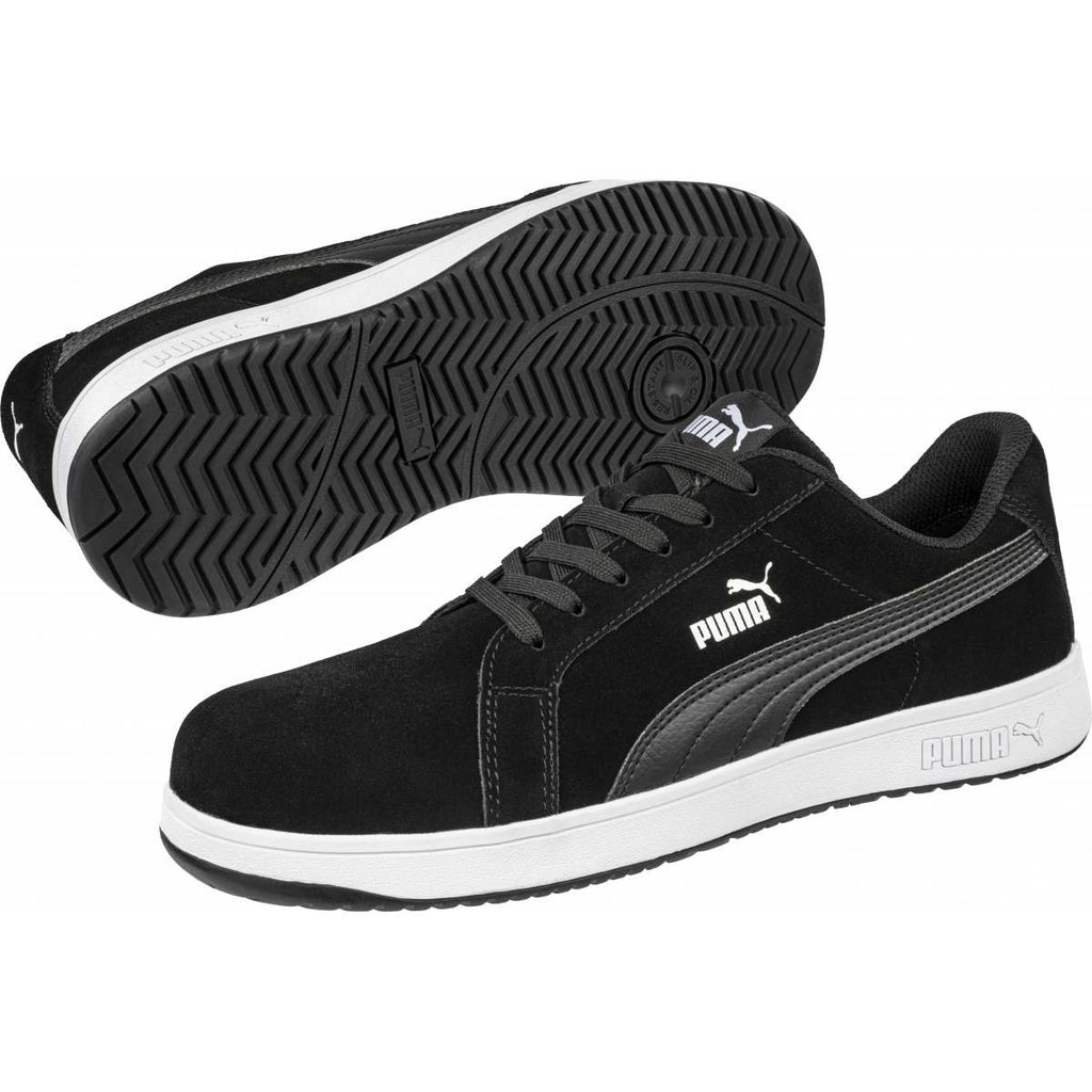 PUMA® Safety Iconic Suede Grey Low S1PL ESD Safety Shoe